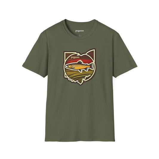 Pegasus Ohio Brown Trout T-Shirt - Pegasus Outdoors