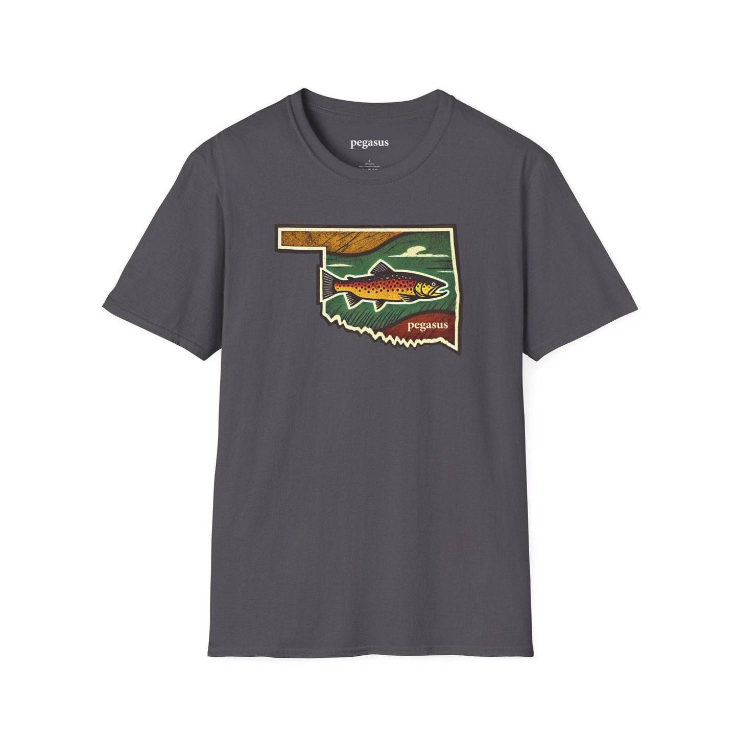Pegasus Oklahoma Brown Trout T-Shirt - Pegasus Outdoors