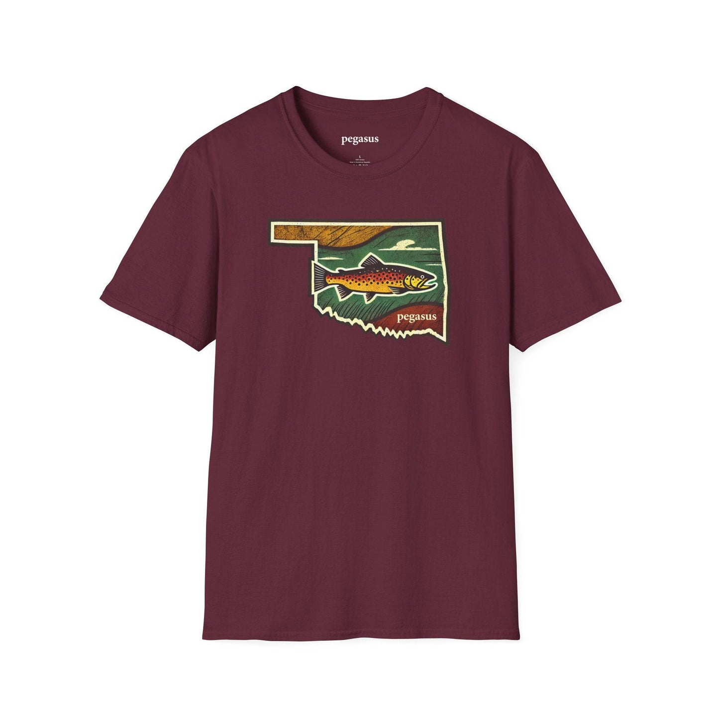 Pegasus Oklahoma Brown Trout T-Shirt - Pegasus Outdoors
