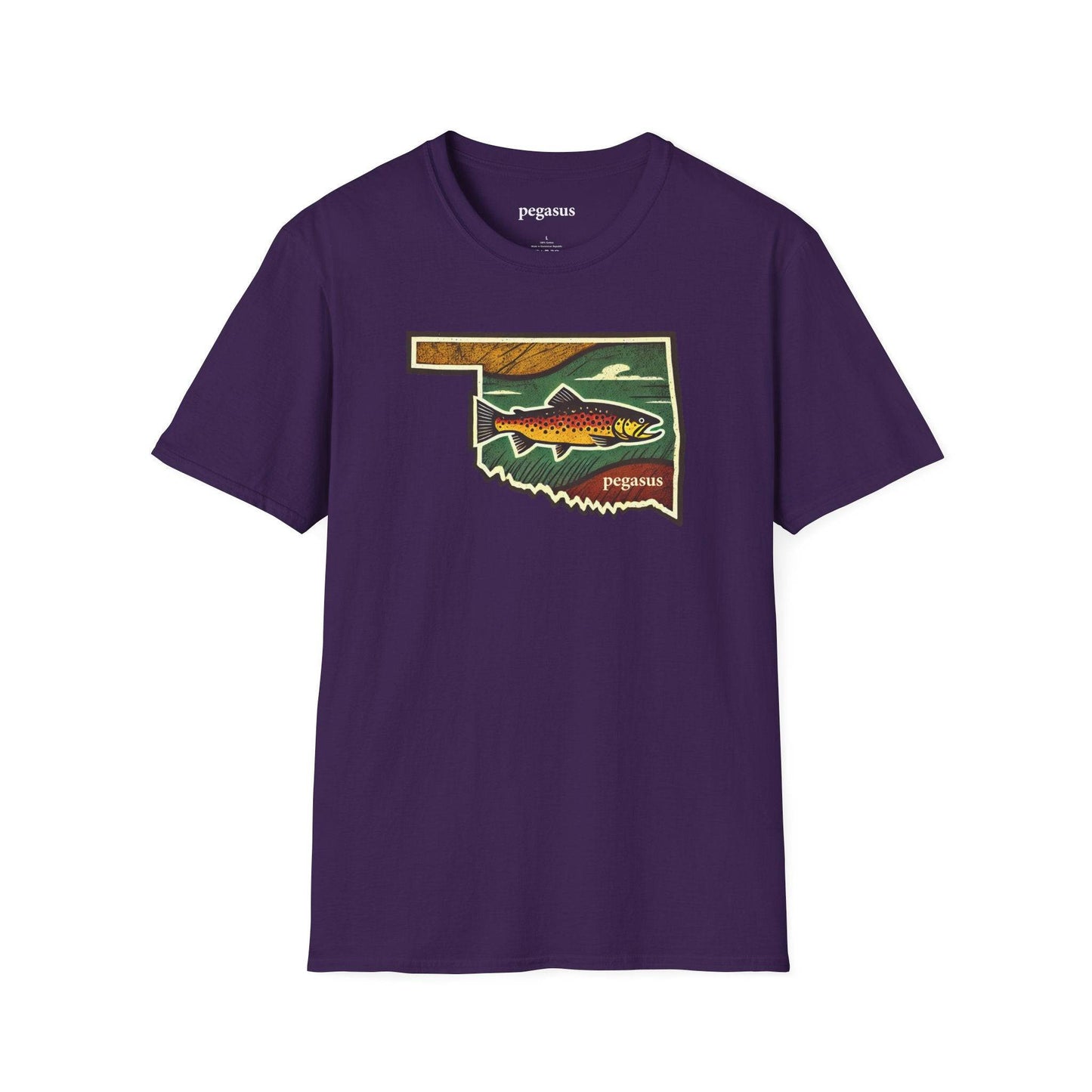Pegasus Oklahoma Brown Trout T-Shirt - Pegasus Outdoors
