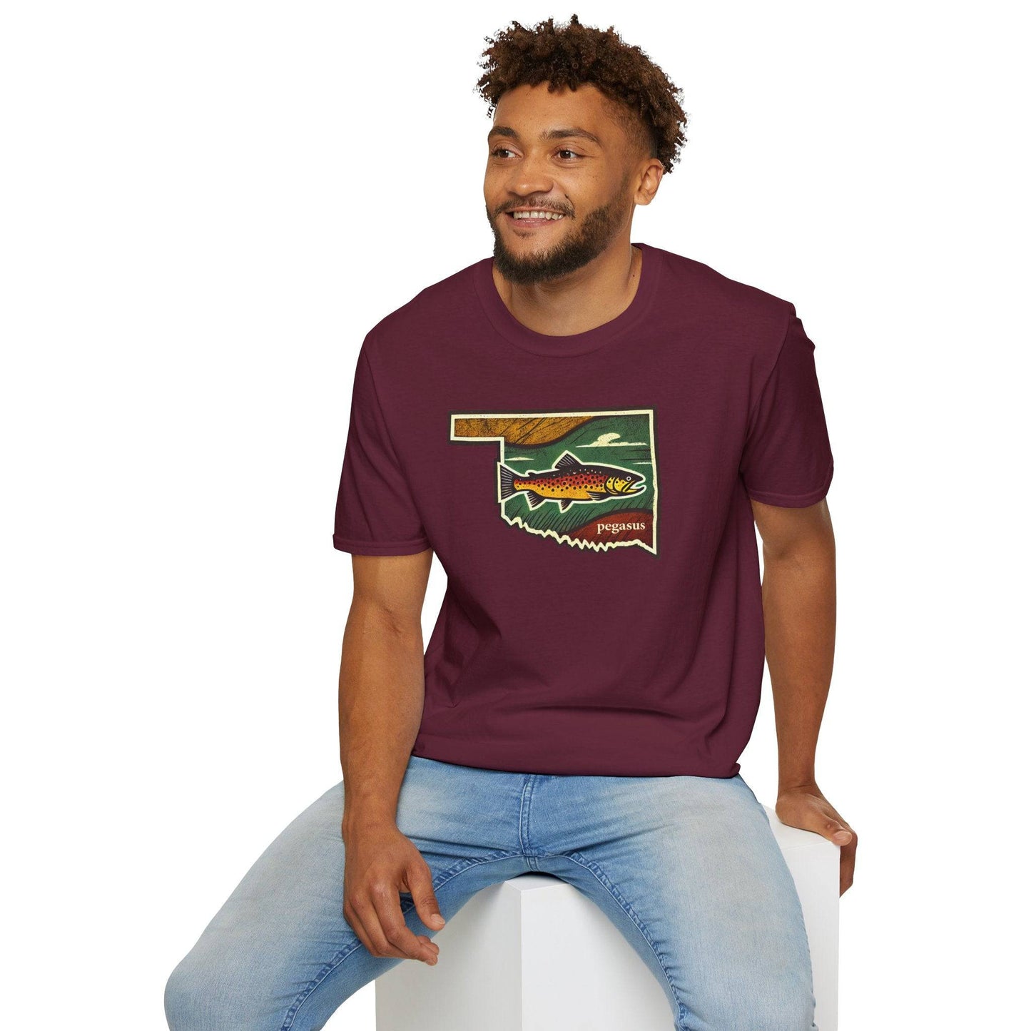 Pegasus Oklahoma Brown Trout T-Shirt - Pegasus Outdoors