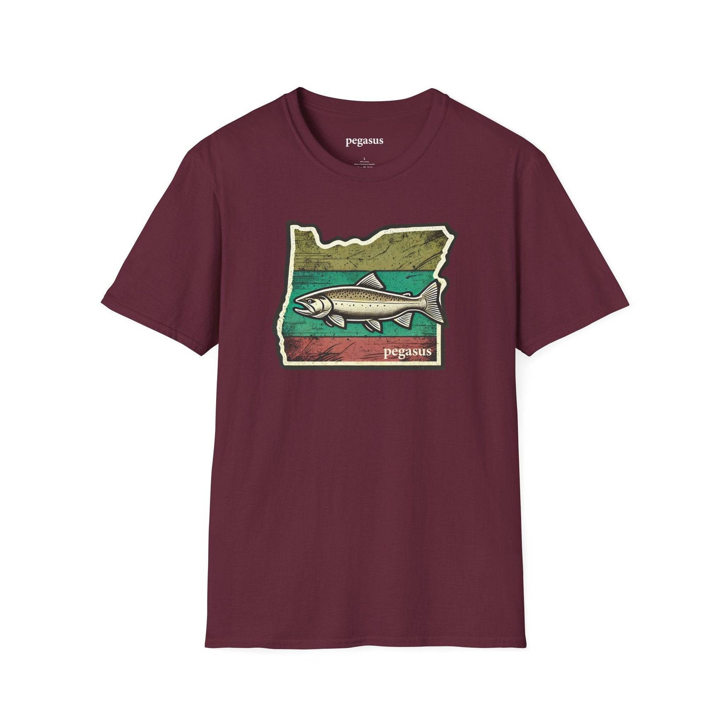 Pegasus Oregon Steelhead Salmon T-Shirt - Pegasus Outdoors