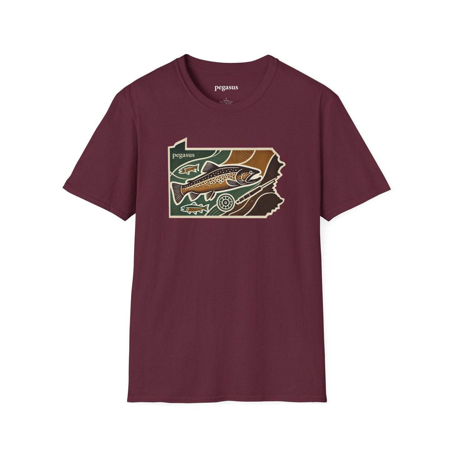 Pegasus Pennsylvania Brown Trout T-Shirt - Pegasus Outdoors