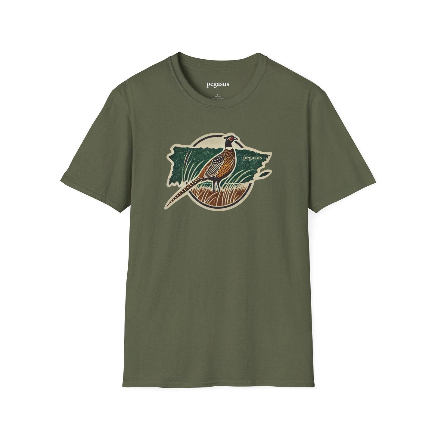 Pegasus Puerto Rico Pheasant T-Shirt - Pegasus Outdoors