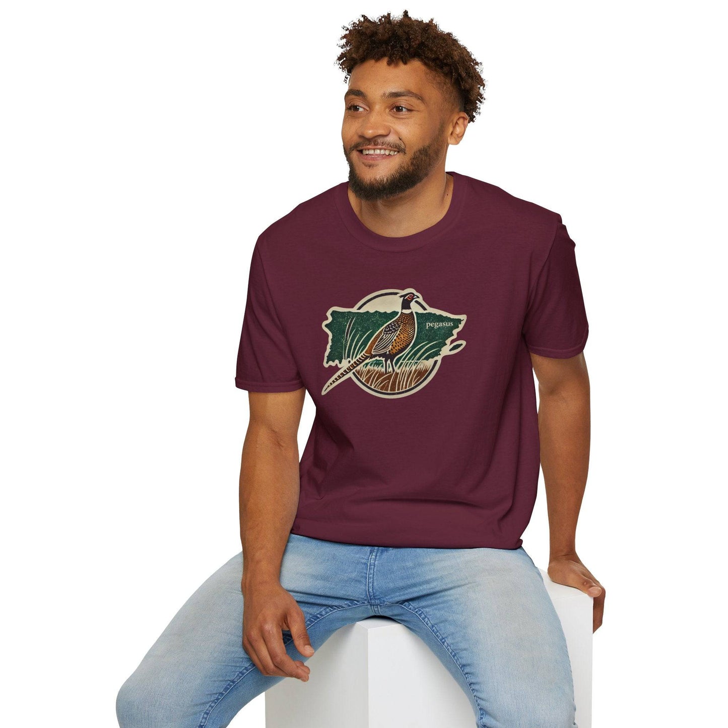 Pegasus Puerto Rico Pheasant T-Shirt - Pegasus Outdoors