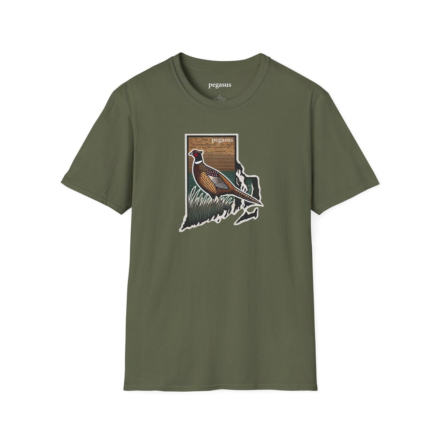 Pegasus Rhode Island Pheasant T-Shirt - Pegasus Outdoors