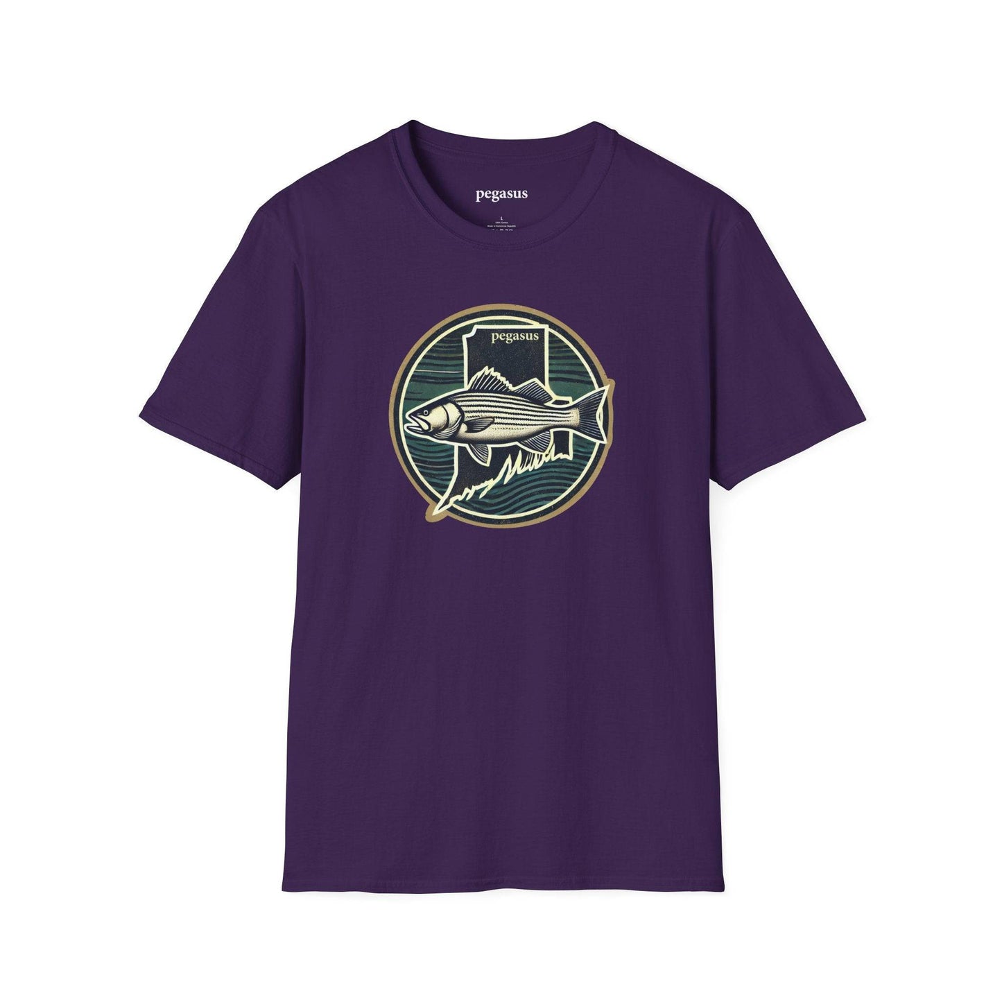 Pegasus Rhode Island Striped Bass T-Shirt - Pegasus Outdoors