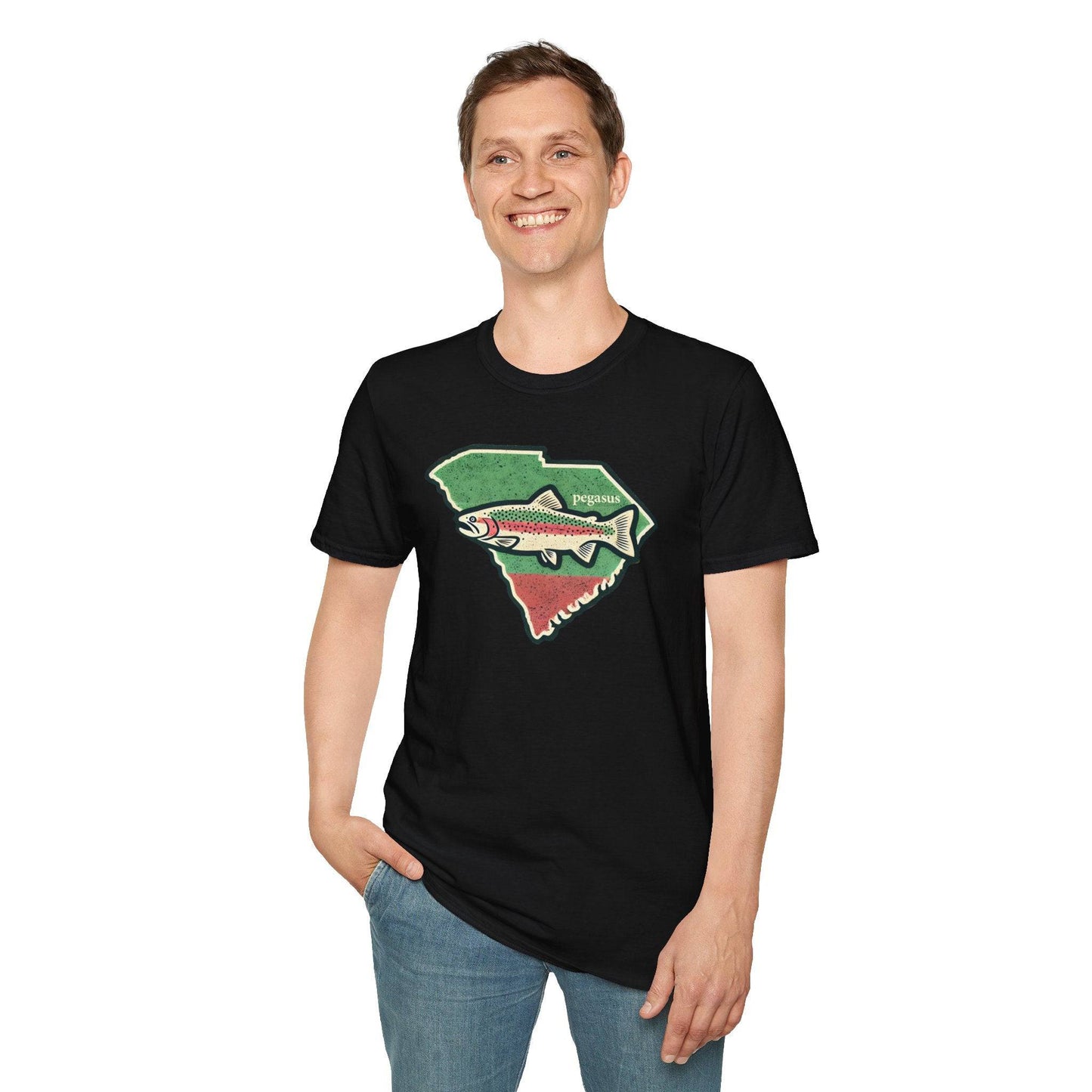 Pegasus South Carolina Rainbow Trout T-Shirt - Pegasus Outdoors