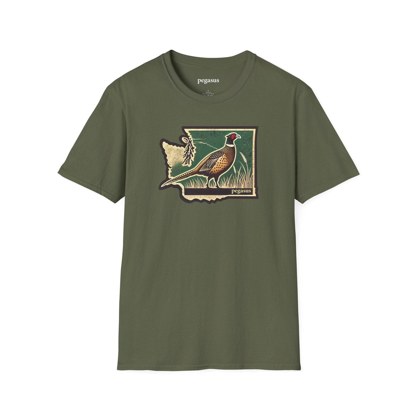 Pegasus Washington Pheasant T-Shirt - Pegasus Outdoors