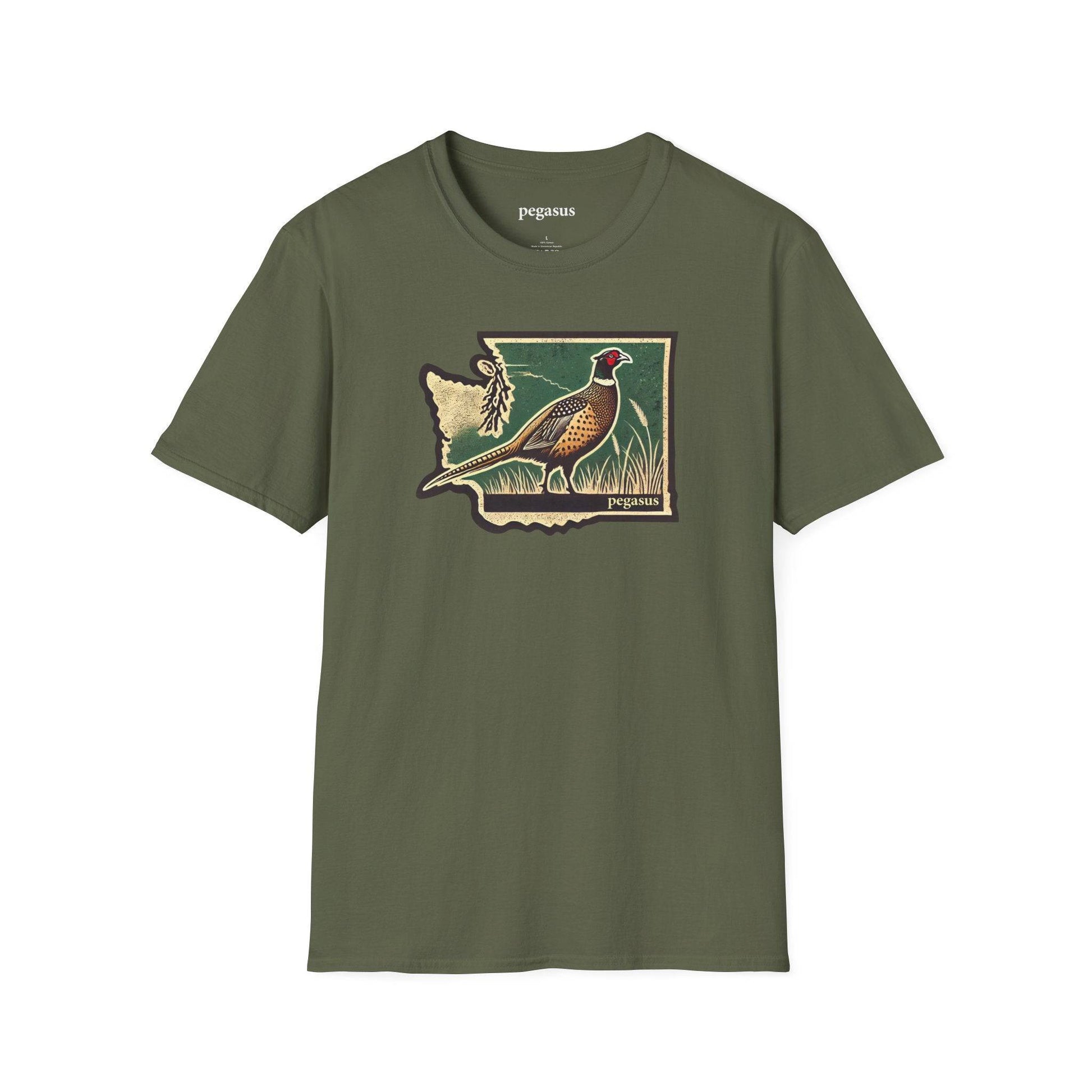 Pegasus Washington Pheasant T-Shirt - Pegasus Outdoors
