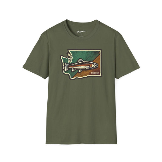 Pegasus Washington Rainbow Trout T-Shirt - Pegasus Outdoors