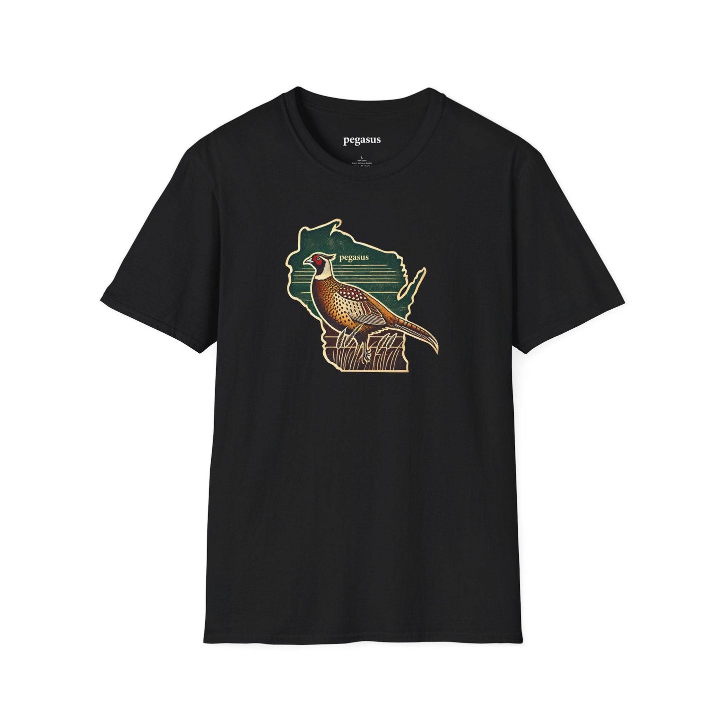 Pegasus Wisconsin Pheasant T-Shirt - Pegasus Outdoors