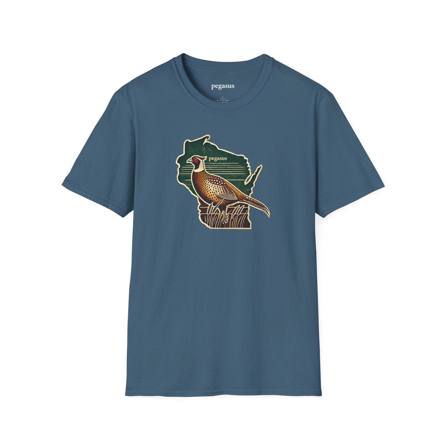 Pegasus Wisconsin Pheasant T-Shirt - Pegasus Outdoors