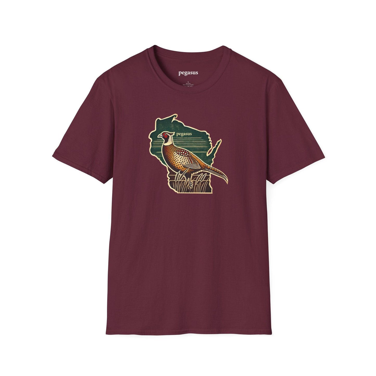 Pegasus Wisconsin Pheasant T-Shirt - Pegasus Outdoors
