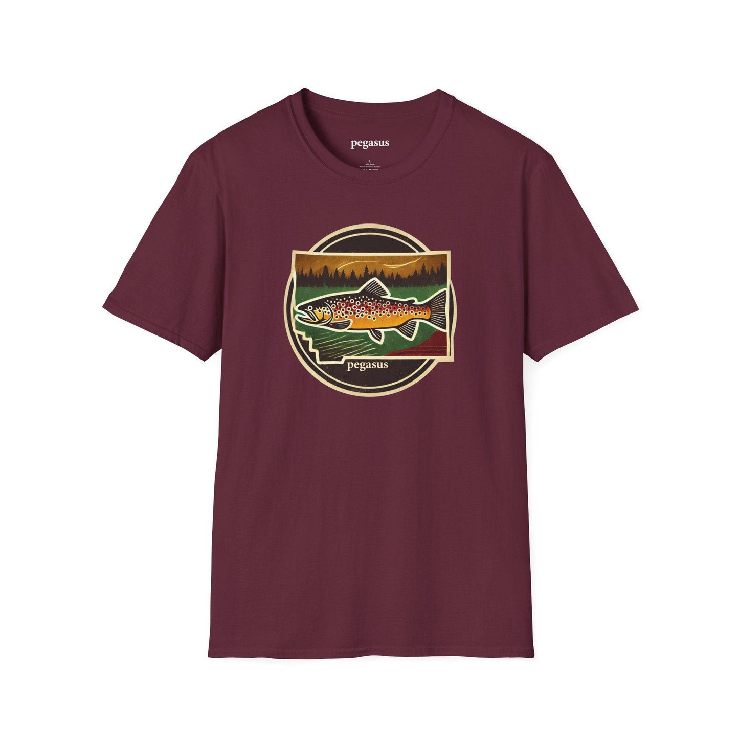 Pegasus Wyoming Brown Trout T-Shirt - Pegasus Outdoors