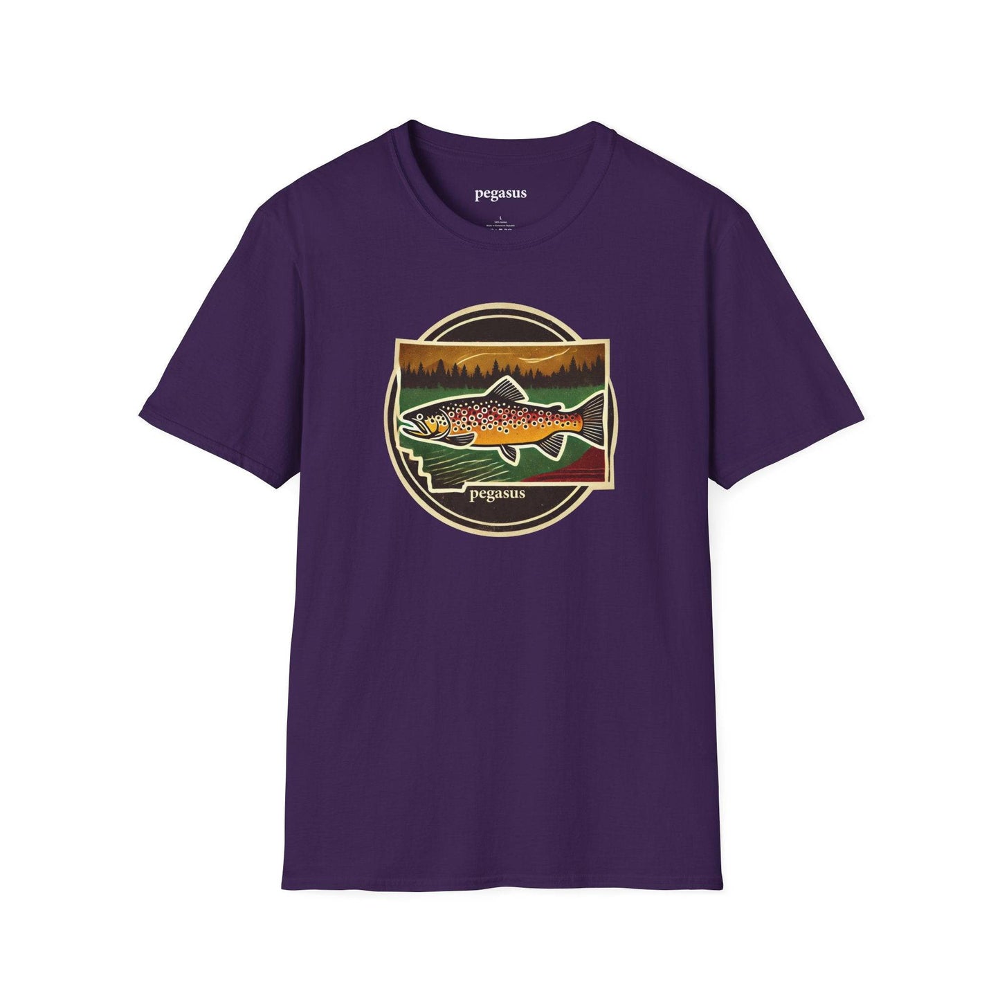 Pegasus Wyoming Brown Trout T-Shirt - Pegasus Outdoors