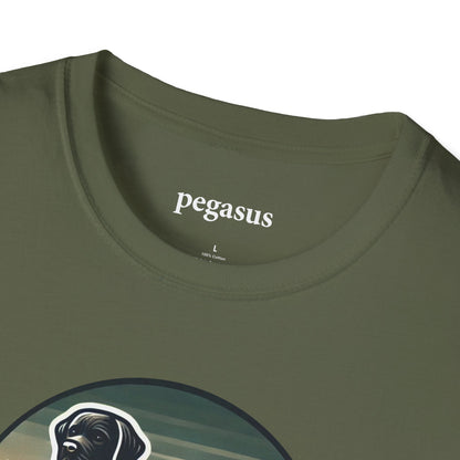 Pegasus Black Labrador Retriever T-Shirt