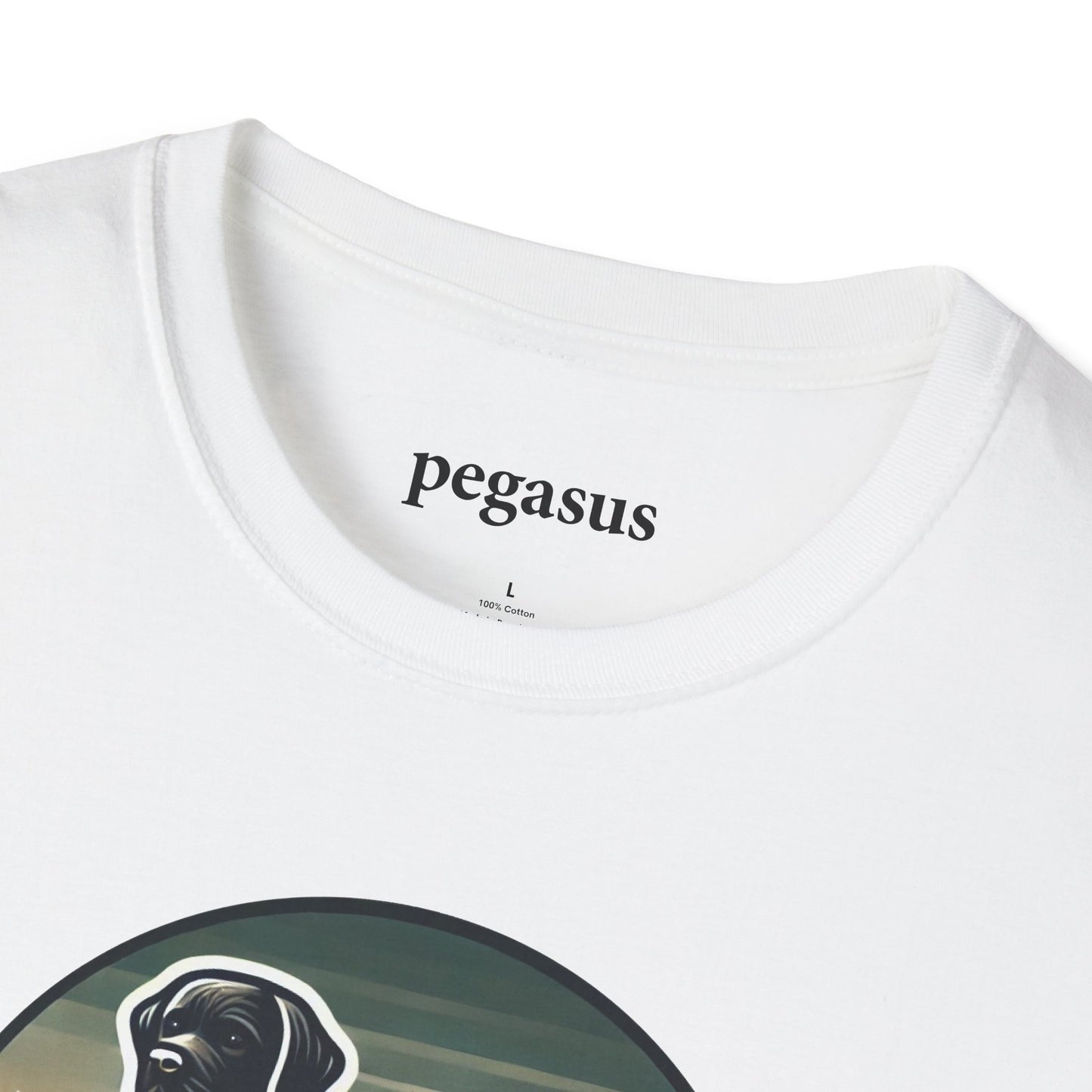 Pegasus Black Labrador Retriever T-Shirt