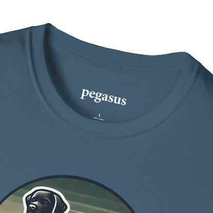 Pegasus Black Labrador Retriever T-Shirt