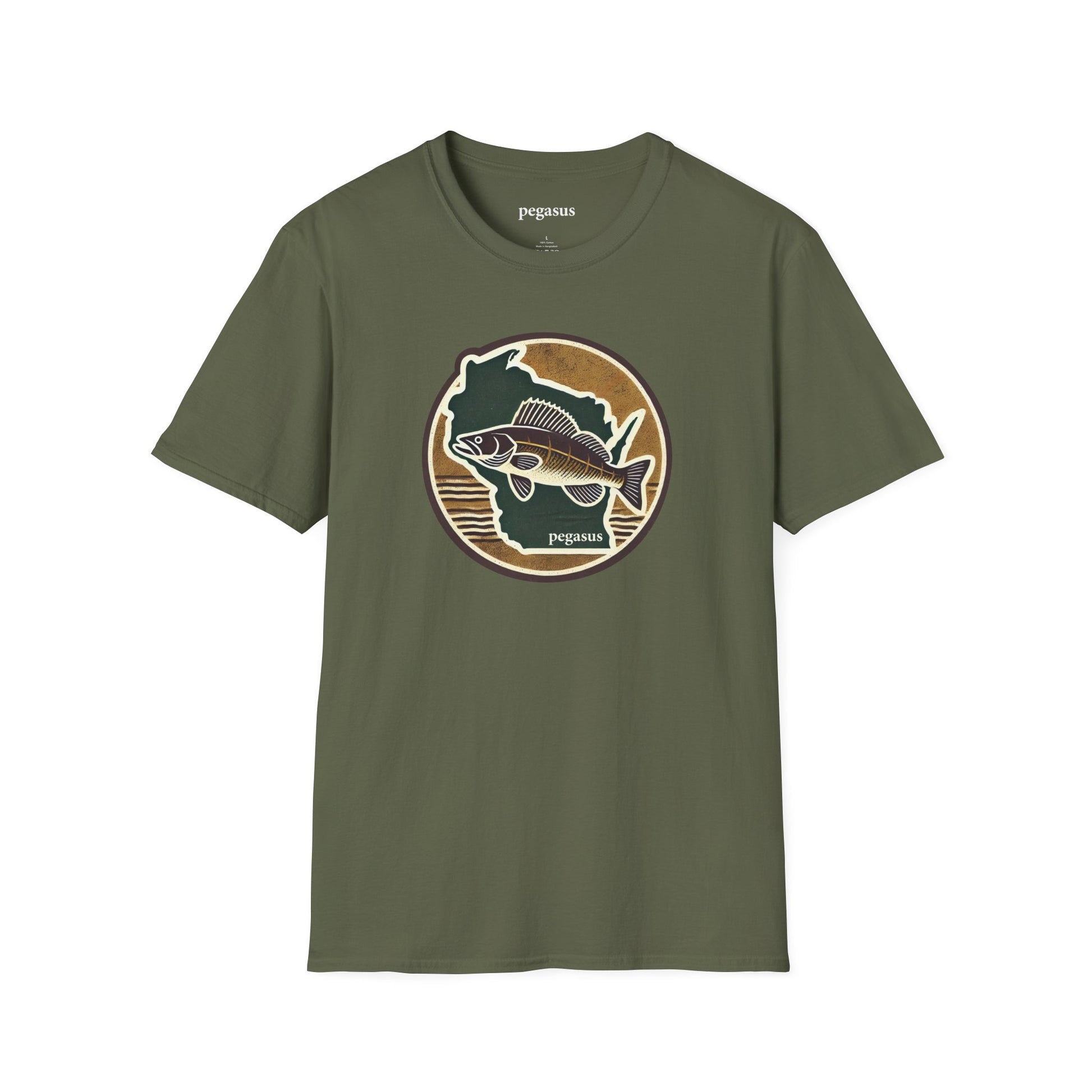 Pegasus Wisconsin Walleye T-Shirt - Pegasus Outdoors