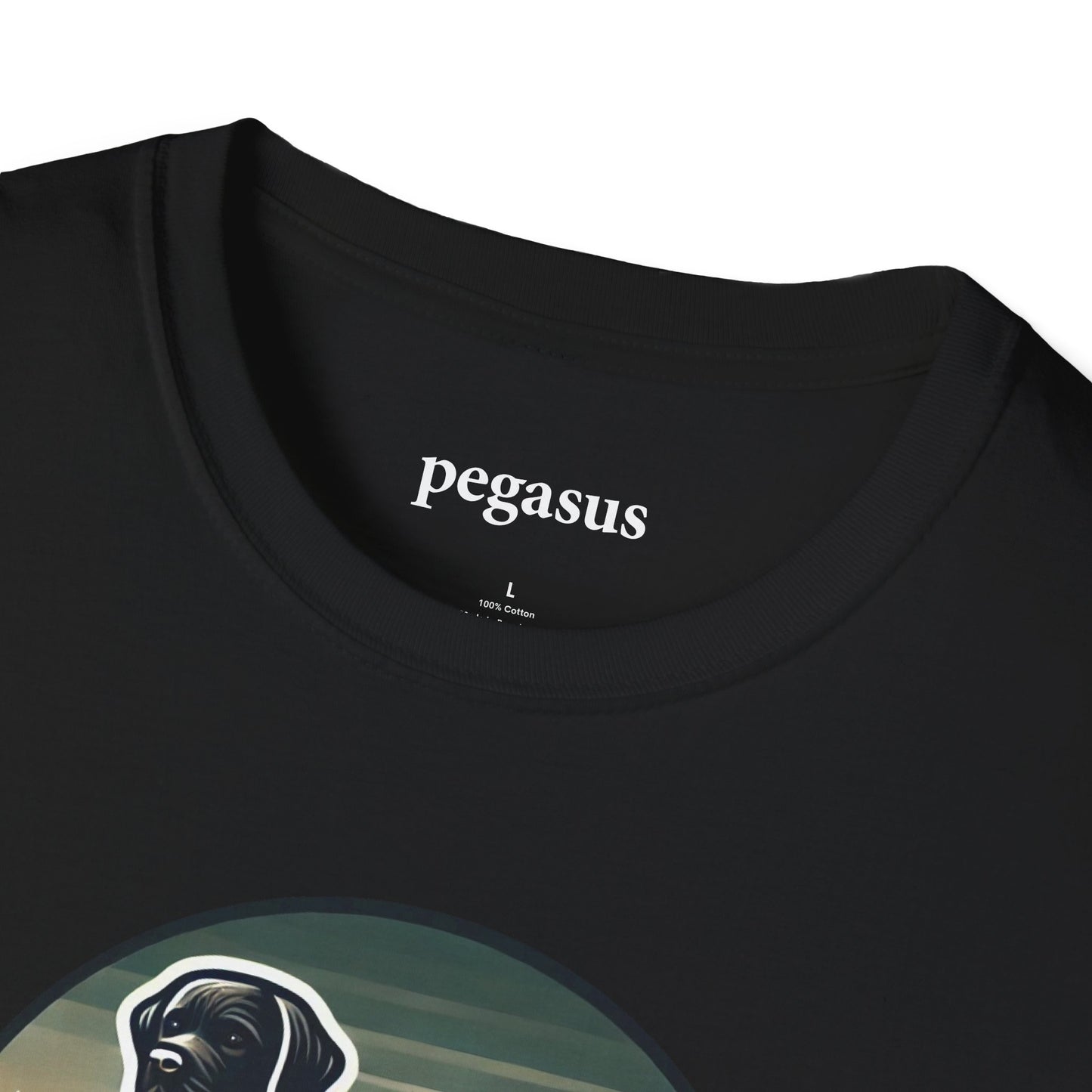 Pegasus Black Labrador Retriever T-Shirt