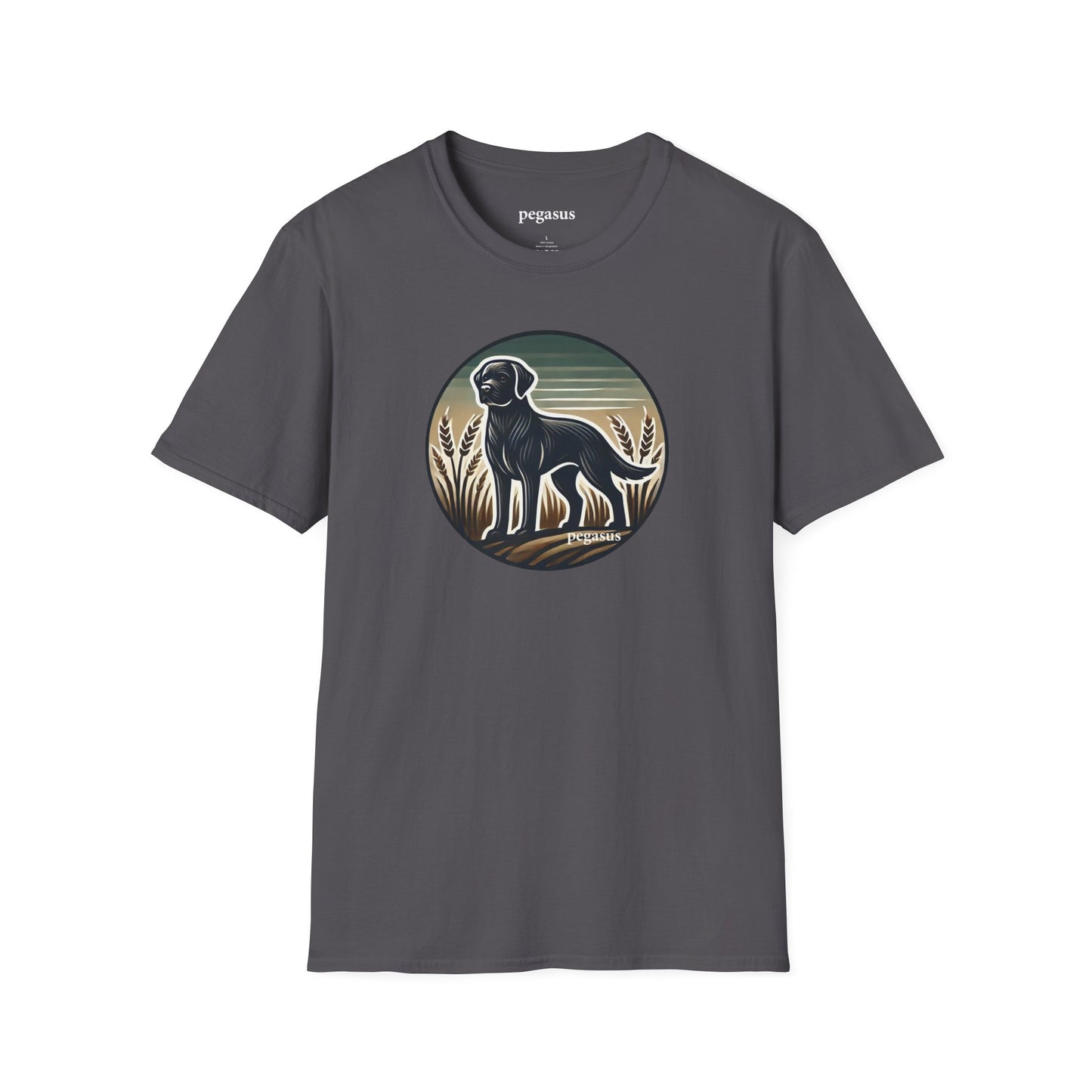 Pegasus Black Labrador Retriever T-Shirt