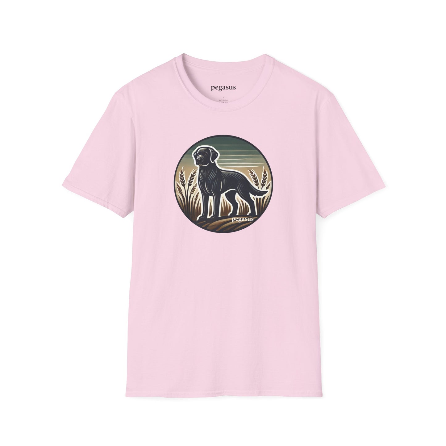 Pegasus Black Labrador Retriever T-Shirt