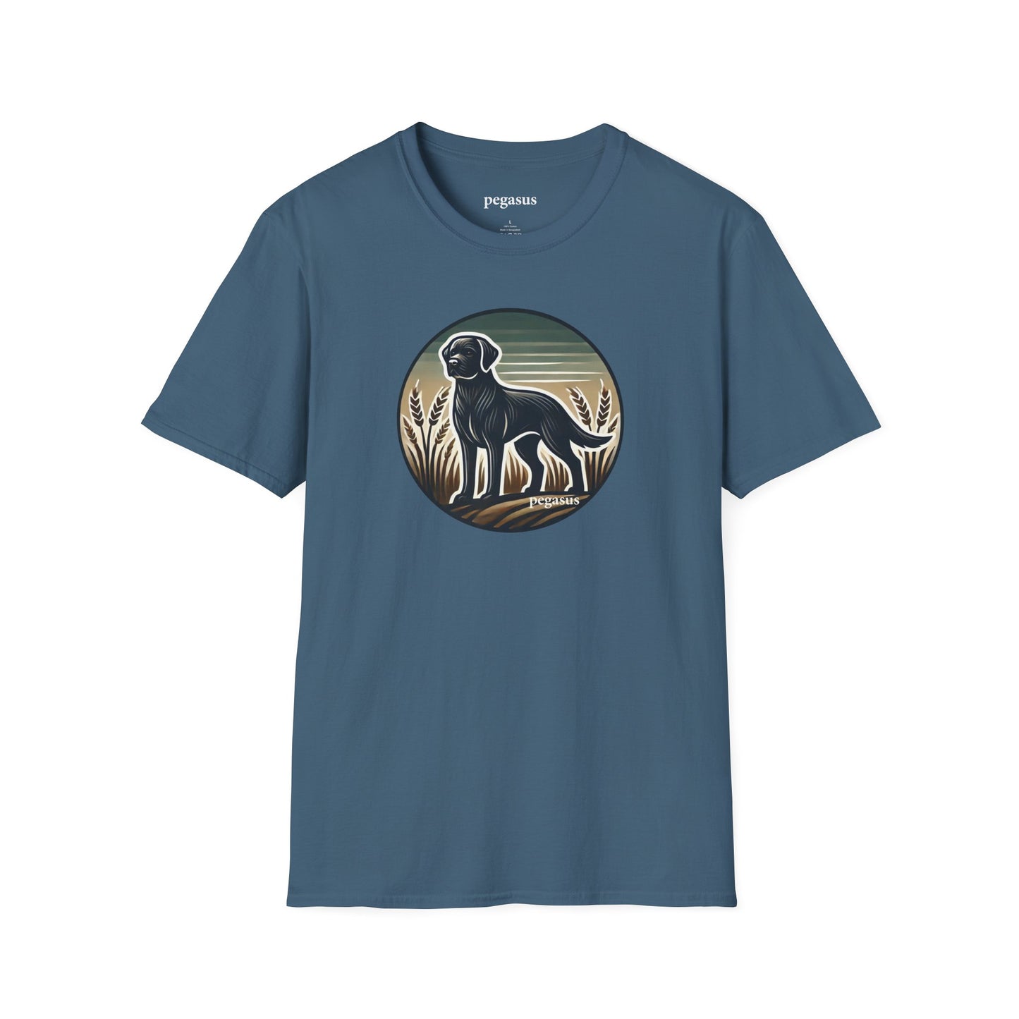 Pegasus Black Labrador Retriever T-Shirt