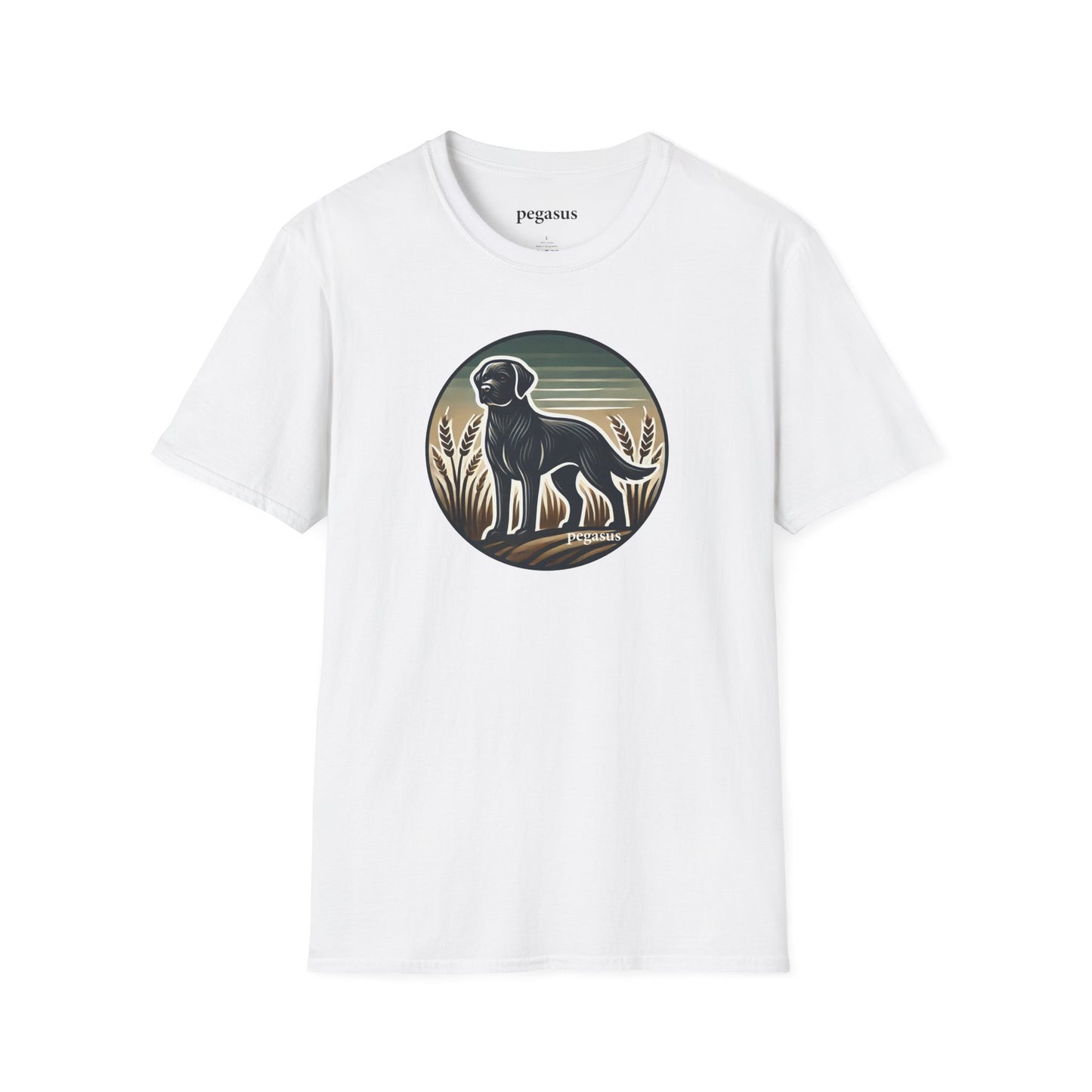 Pegasus Black Labrador Retriever T-Shirt