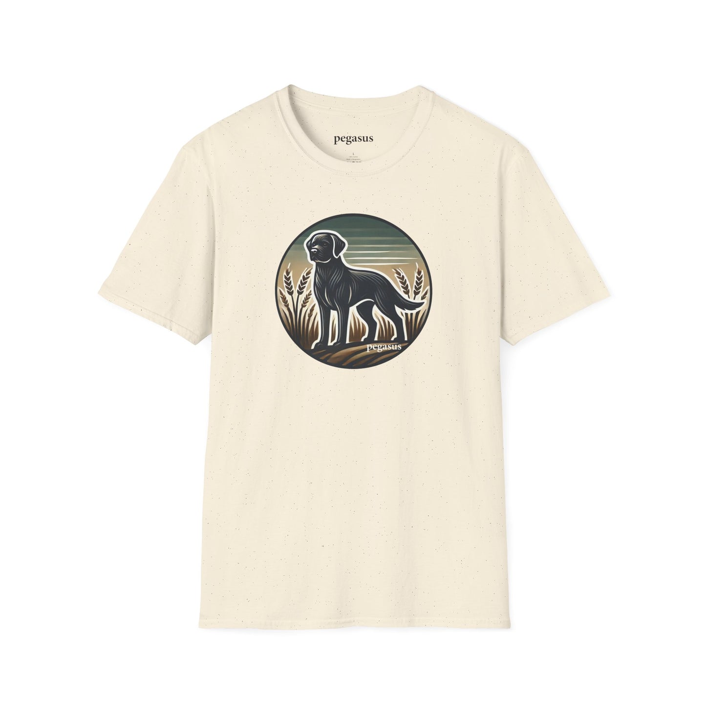 Pegasus Black Labrador Retriever T-Shirt