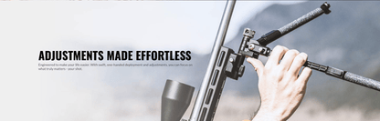 MDT CKYE-POD GEN2 Single Pull Standard Bipod Adjustments made Effortless