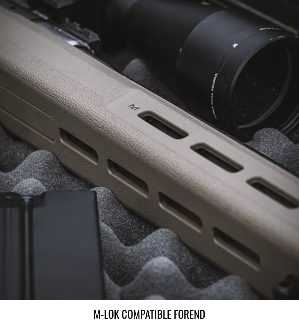 MDT Field Stock Rifle Chassis System M-Lok Compatible Forend