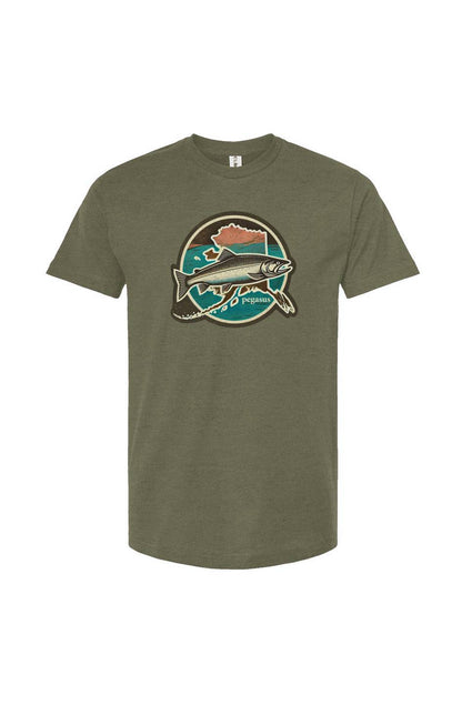 Pegasus Alaska Chinook Salmon T-Shirt - Pegasus Outdoors