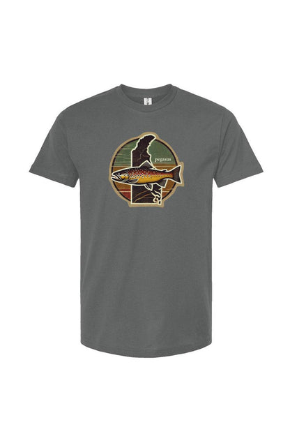 Pegasus Delaware Brown Trout T-Shirt - Pegasus Outdoors