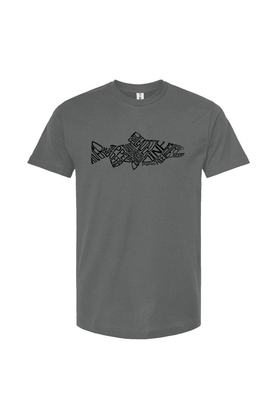 Pegasus Fly Trout Logo T-Shirt - Pegasus Outdoors