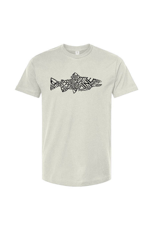 Pegasus Fly Trout Logo T-Shirt - Pegasus Outdoors