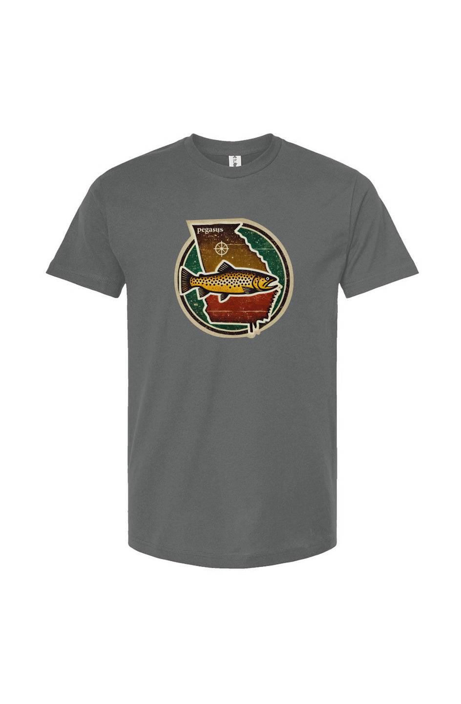 Pegasus Georgia Brown Trout T-Shirt - Pegasus Outdoors