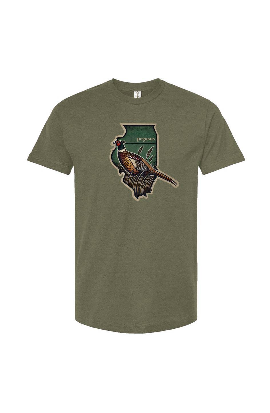 Pegasus Illinois Pheasant T-Shirt - Pegasus Outdoors