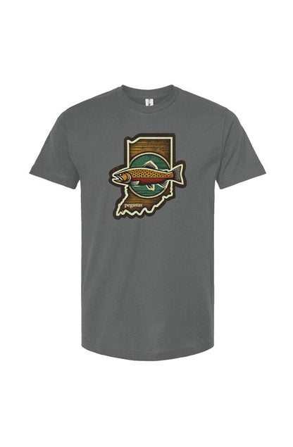 Pegasus Indiana Brown Trout T-Shirt - Pegasus Outdoors