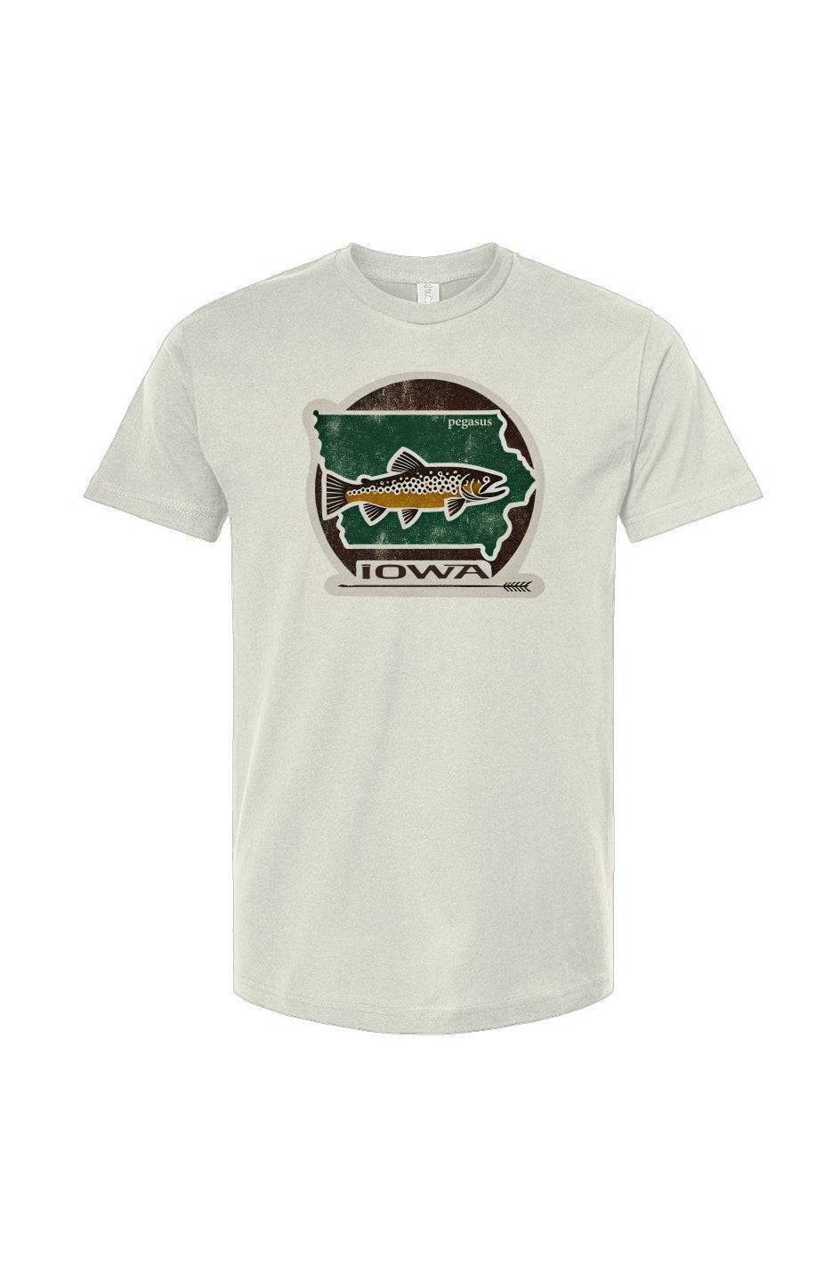 Pegasus Iowa Brown Trout T-Shirt - Pegasus Outdoors