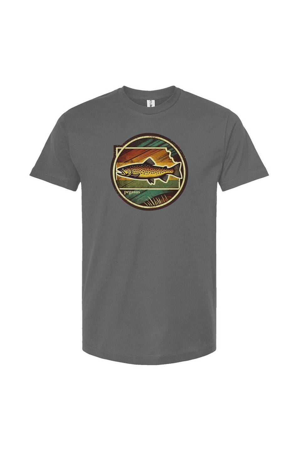 Pegasus Kansas Brown Trout T-Shirt - Pegasus Outdoors