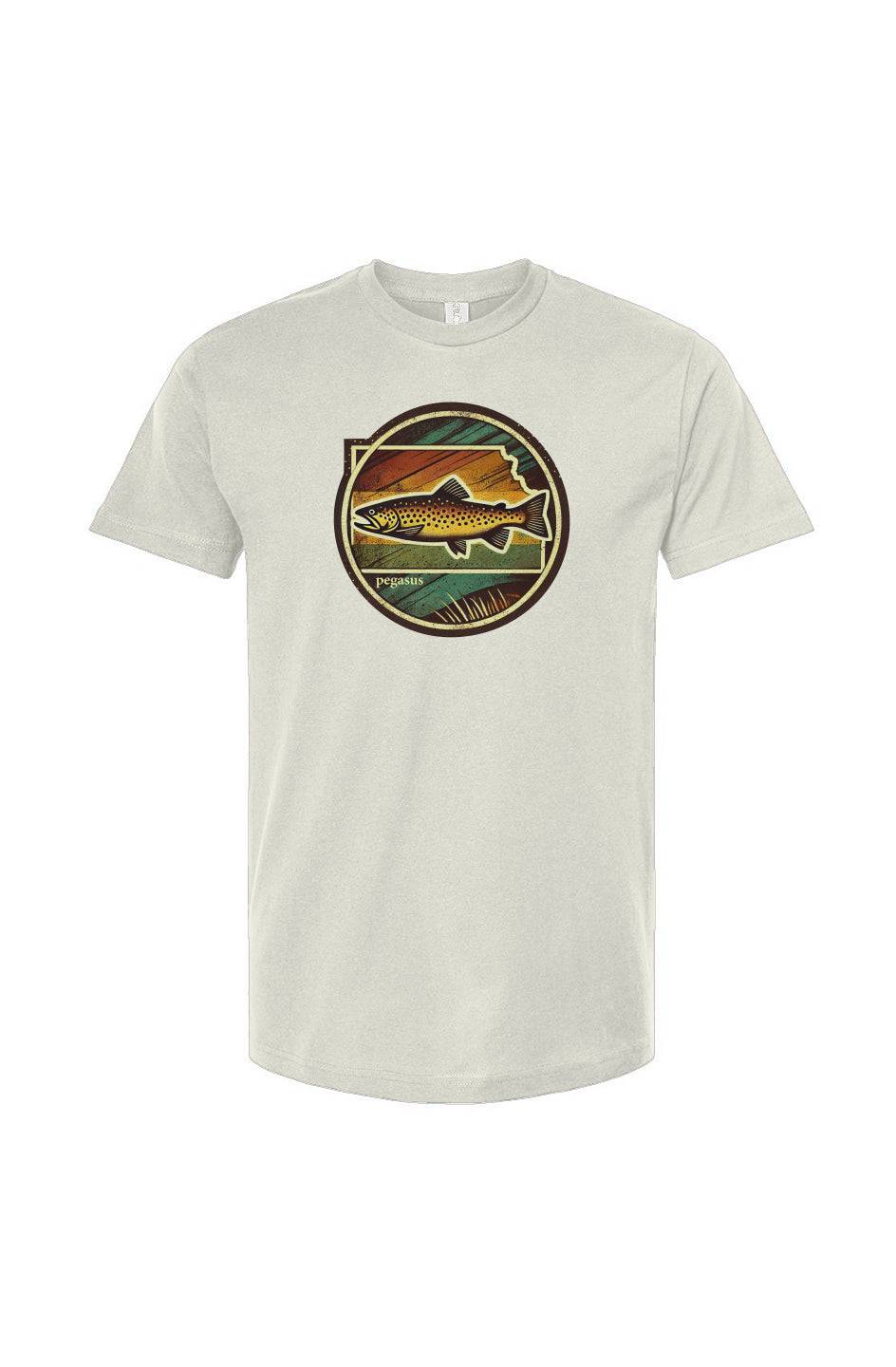 Pegasus Kansas Brown Trout T-Shirt - Pegasus Outdoors