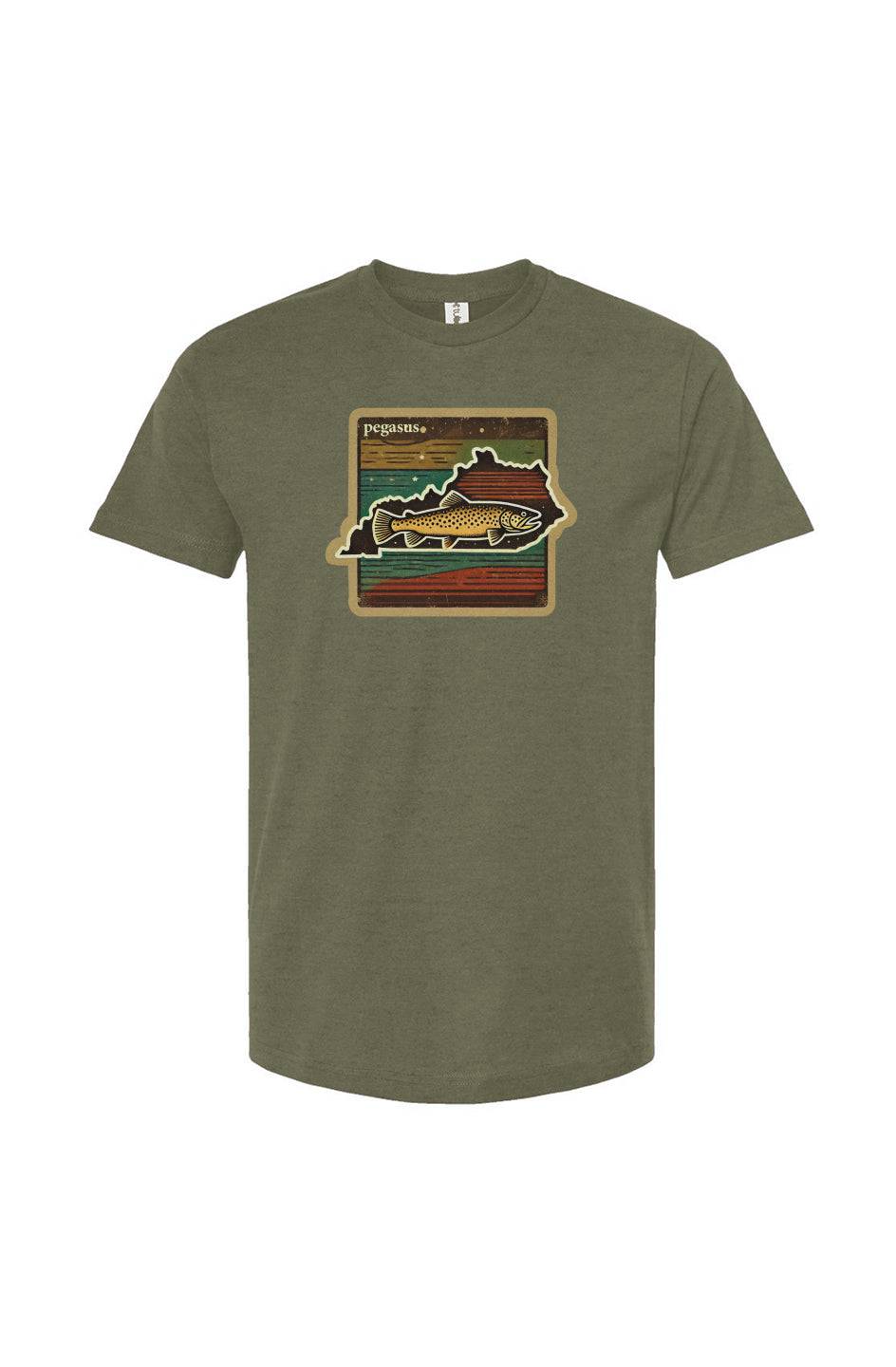 Pegasus Kentucky Brown Trout T-Shirt - Pegasus Outdoors