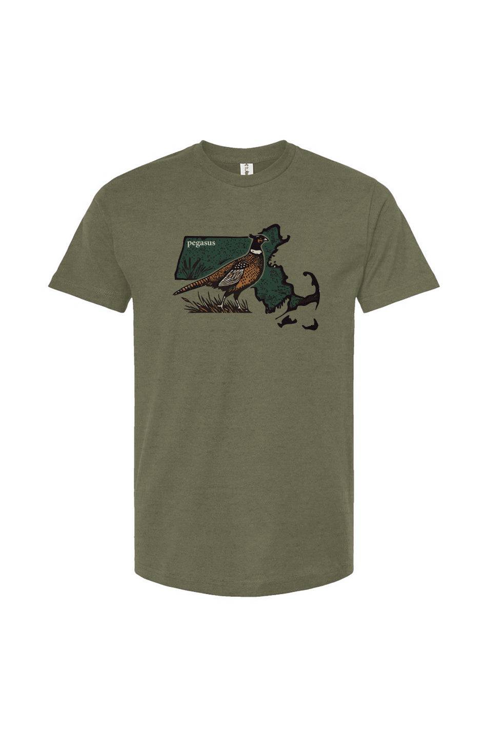 Pegasus Massachusetts Pheasant T-Shirt - Pegasus Outdoors