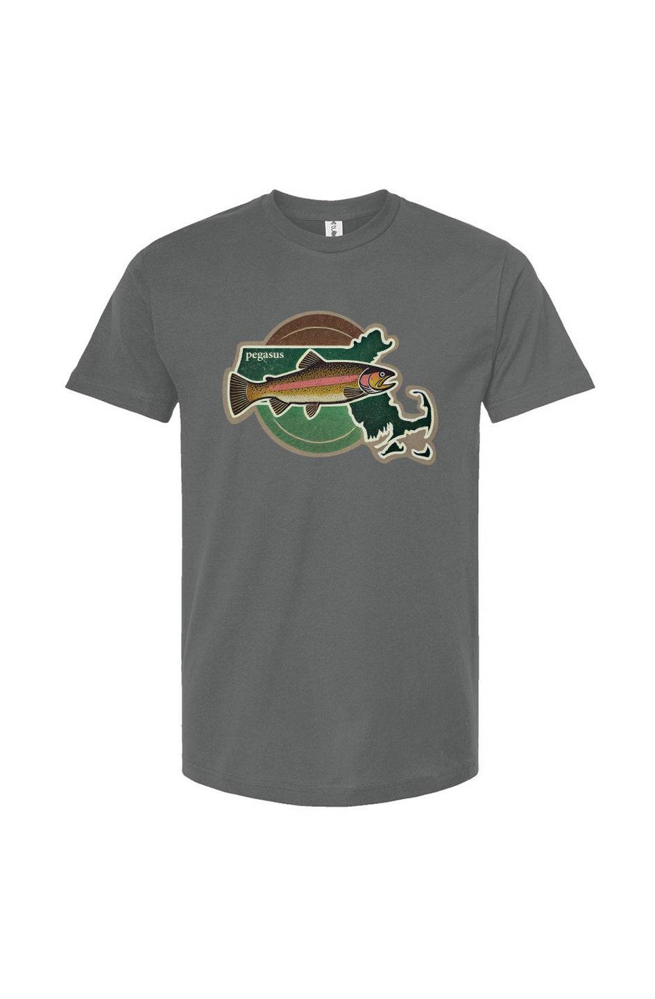 Pegasus Massachusetts Rainbow Trout T-Shirt - Pegasus Outdoors