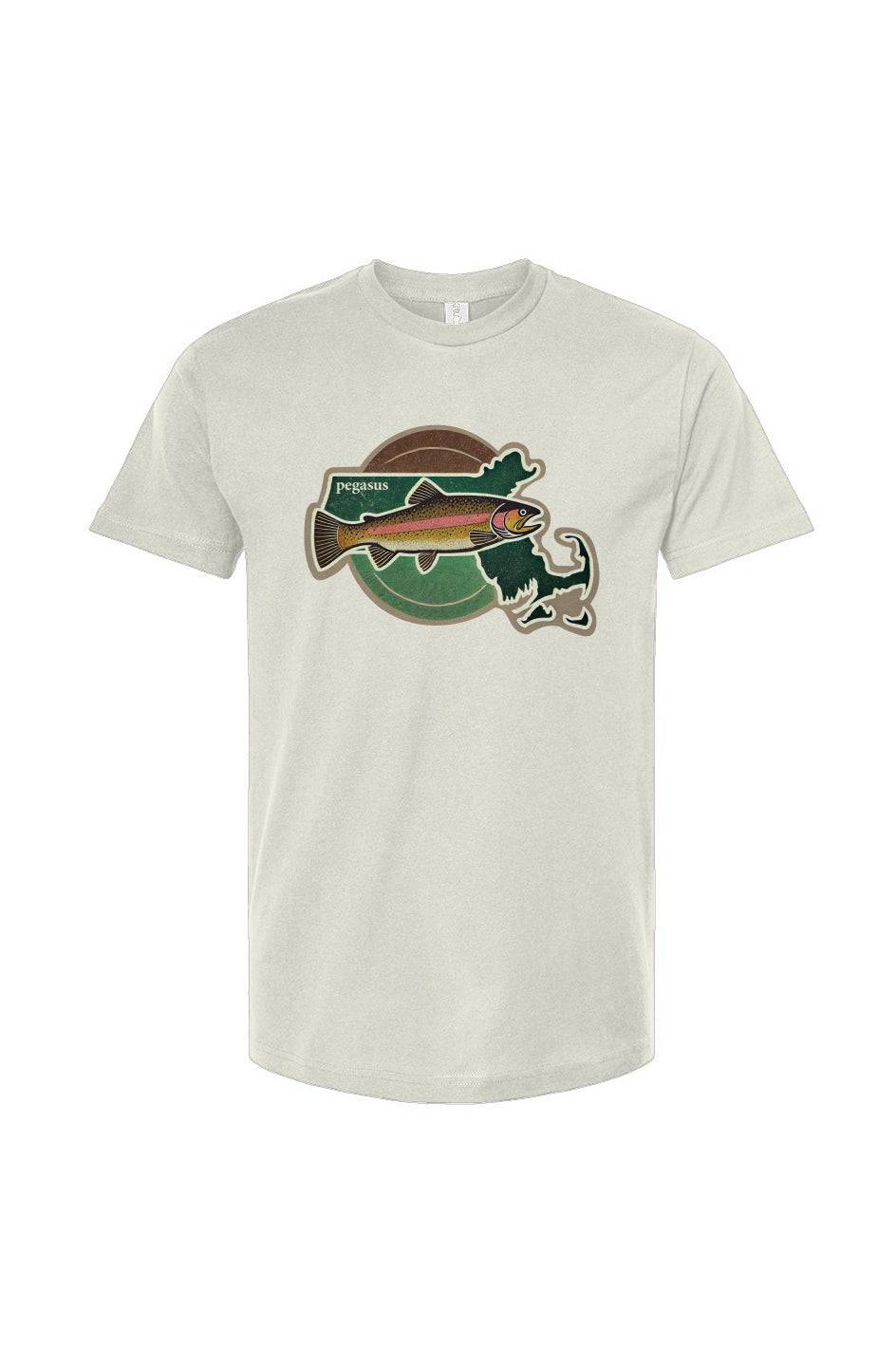 Pegasus Massachusetts Rainbow Trout T-Shirt - Pegasus Outdoors