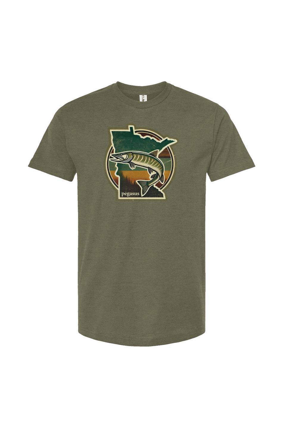 Pegasus Minnesota Muskie T-Shirt - Pegasus Outdoors