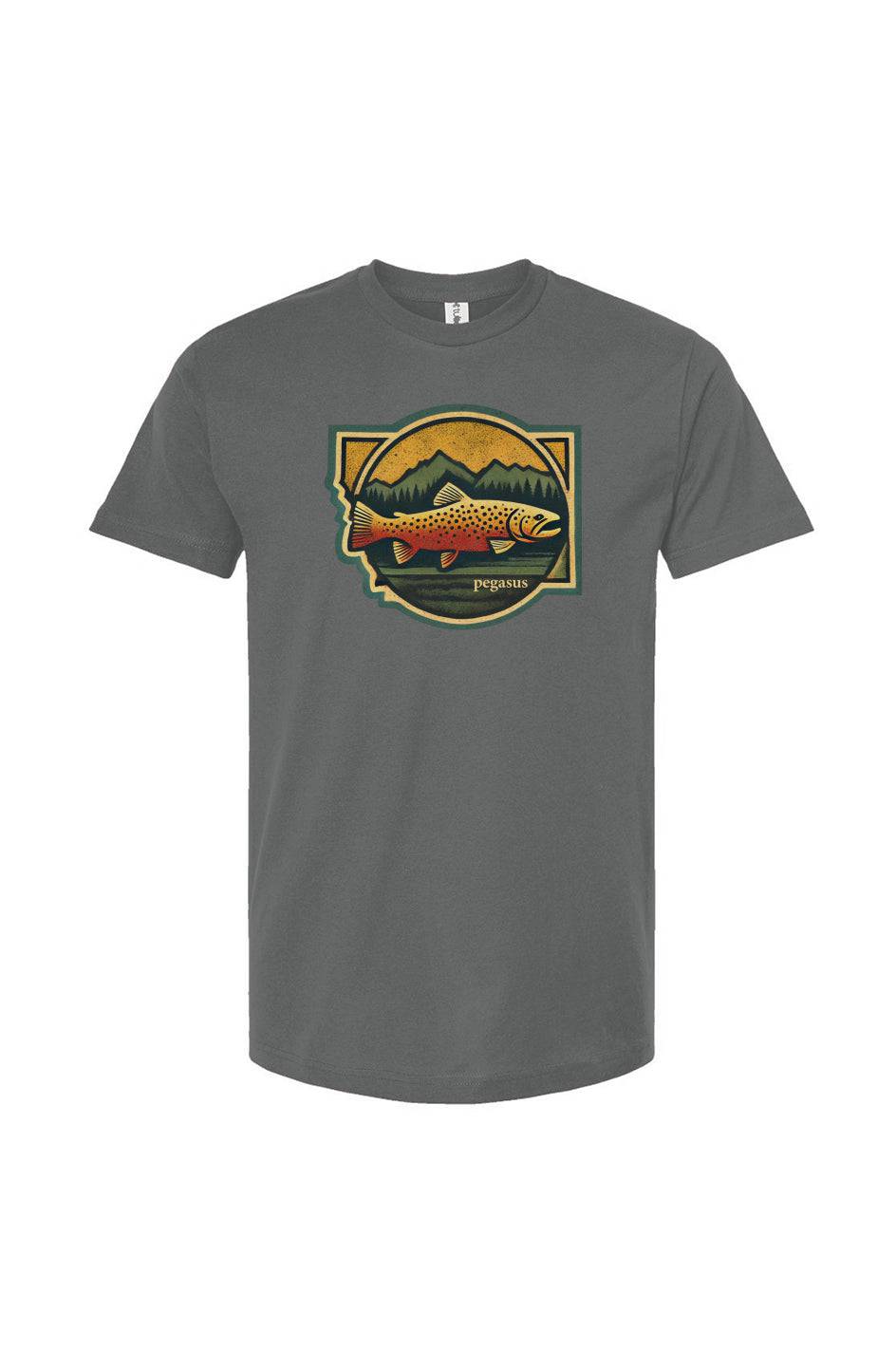 Pegasus Montana Brown Trout T-Shirt - Pegasus Outdoors