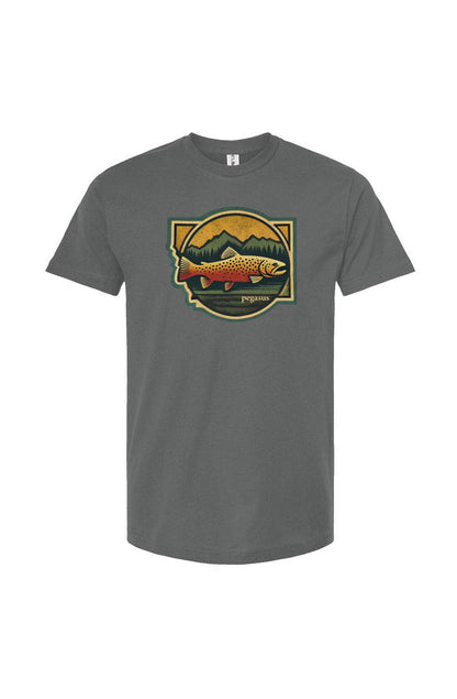 Pegasus Montana Brown Trout T-Shirt - Pegasus Outdoors