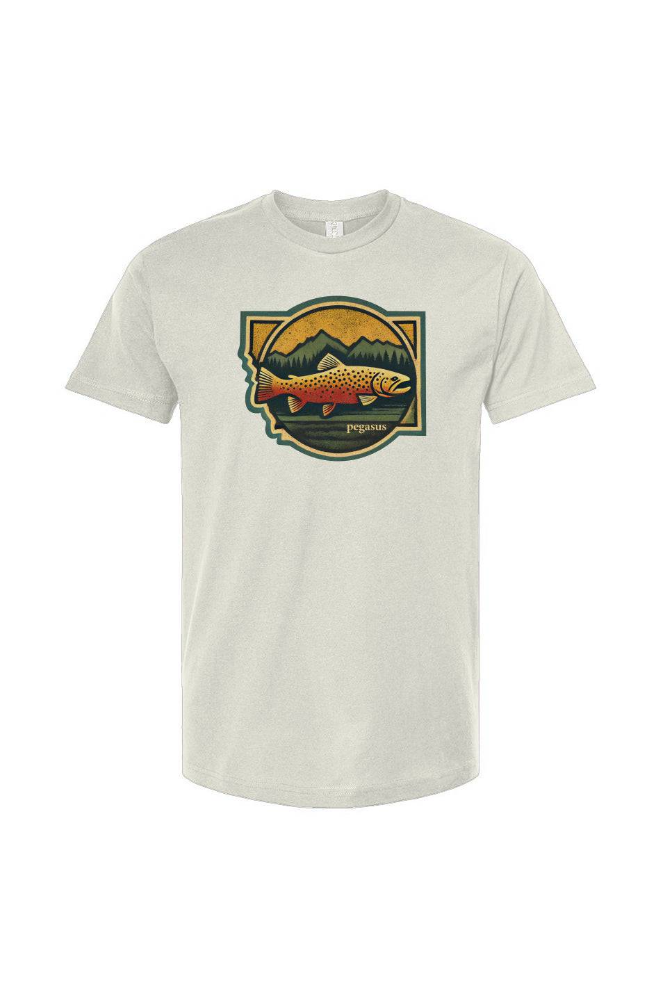 Pegasus Montana Brown Trout T-Shirt - Pegasus Outdoors